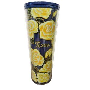 Starbucks 2019 Yellow Rose Of Texas Limited Local Series 24oz Tumbler *FLAW READ